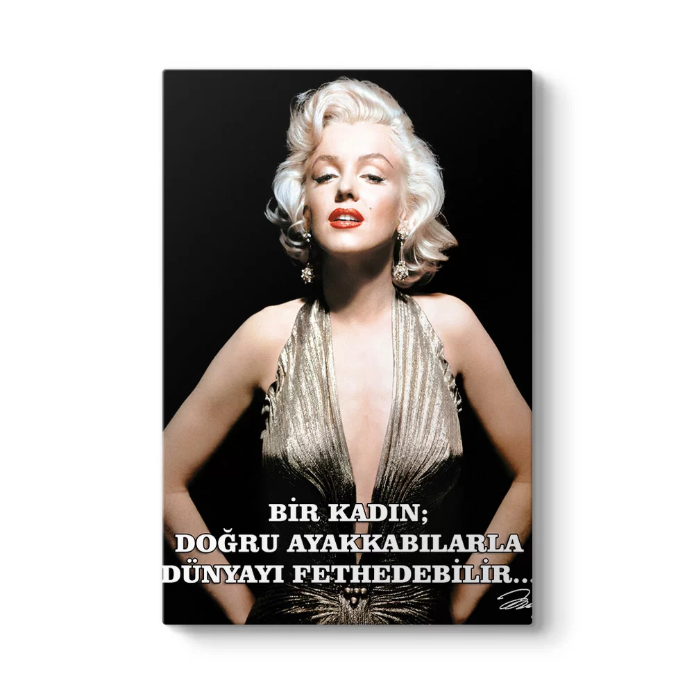 Marilyn Monroe Sözleri Tablosu - Model 2